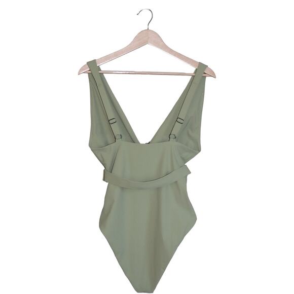 Bumpsuit The Loren Swimsuit in Sage Size Large - Picture 2 of 9